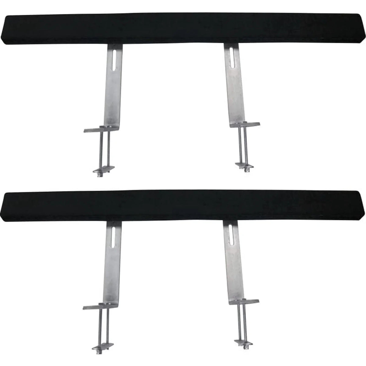 48" Boat Trailer Guide-Ons, 2-Pack, Rustproof Steel with Carpet-Padded Boards G813746