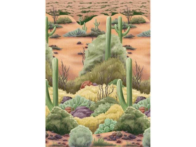 Multicolored Vinyl Desert Scene Setter Party Decoration P6758