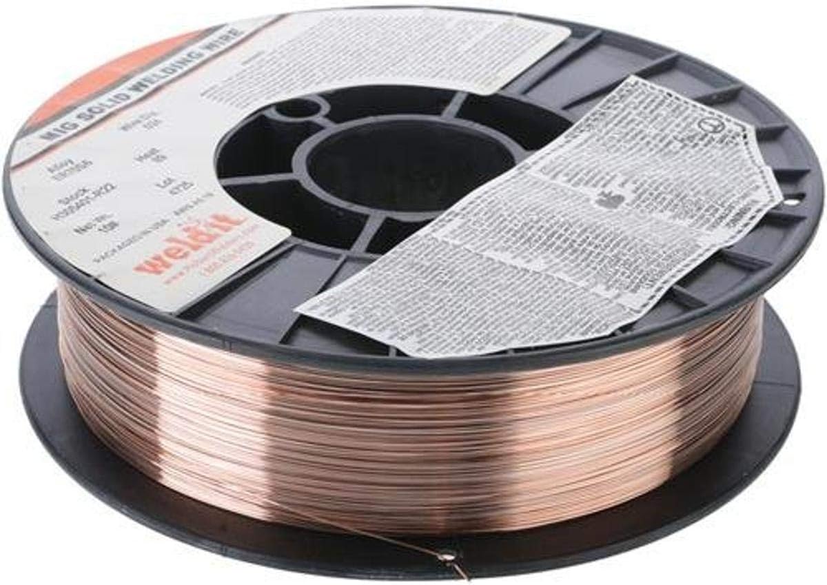 ER70S-6 Carbon-Steel Solid Welding Wire, 0.035-Inch, 10-Pound G6389