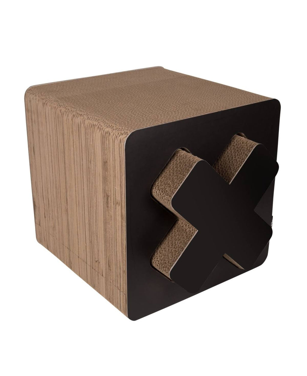 Black Large Cardboard Cat Scratcher Q12717