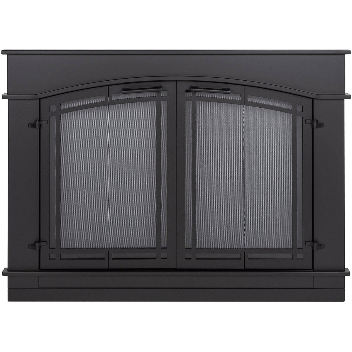 Black Fireplace Glass Door T228