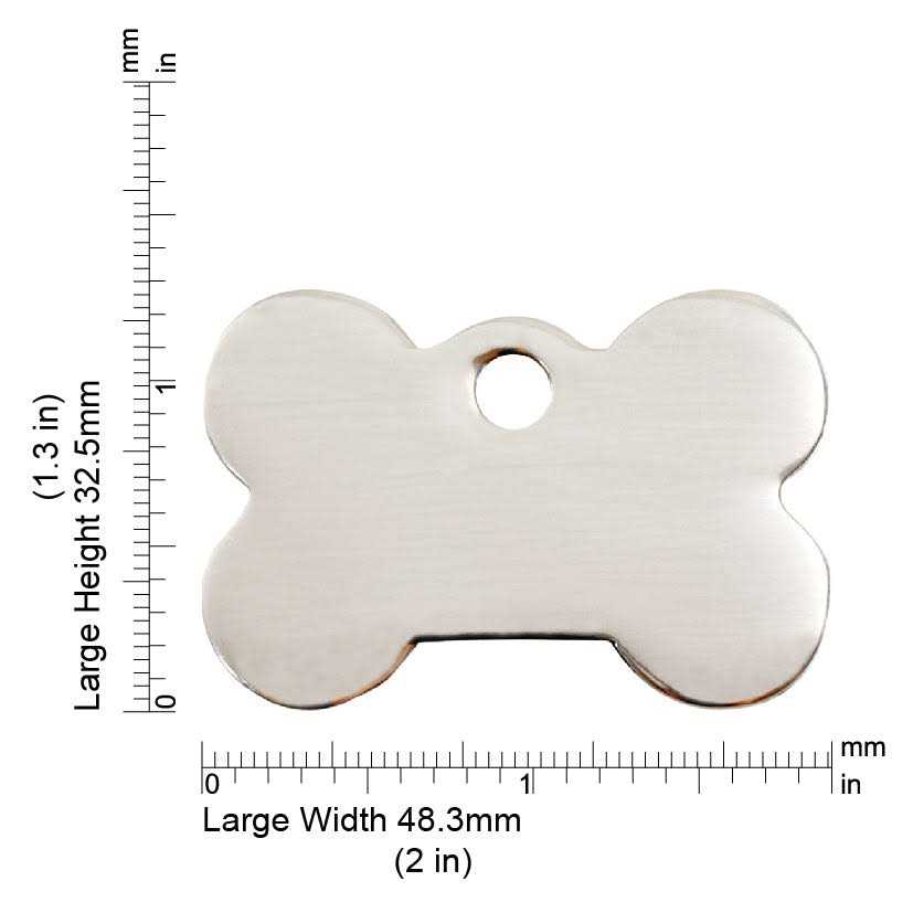 Bone Pet ID Dog Tag H1086