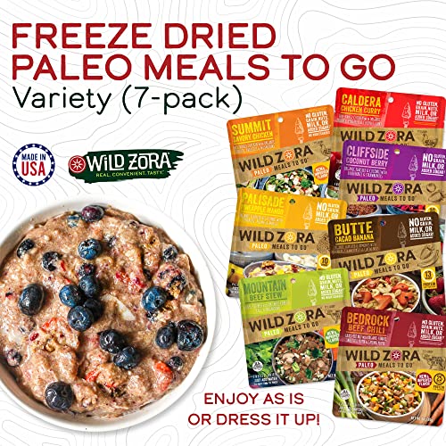 Variety 7-pack Freeze Dried Meals C92518