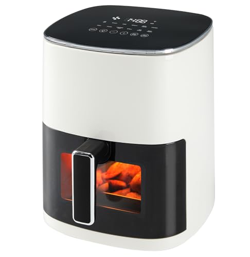 6 Quart Square Air Fryer with Window H52090