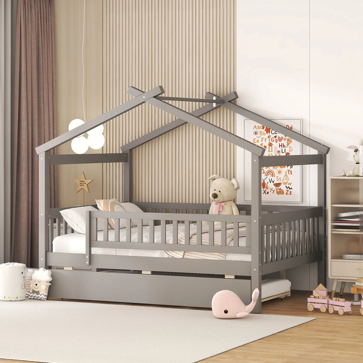 Twin Trundle Bed W39957