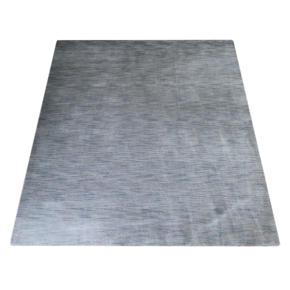 Hand Knotted Wool Area Rug, 3'x5', Light Blue W36884