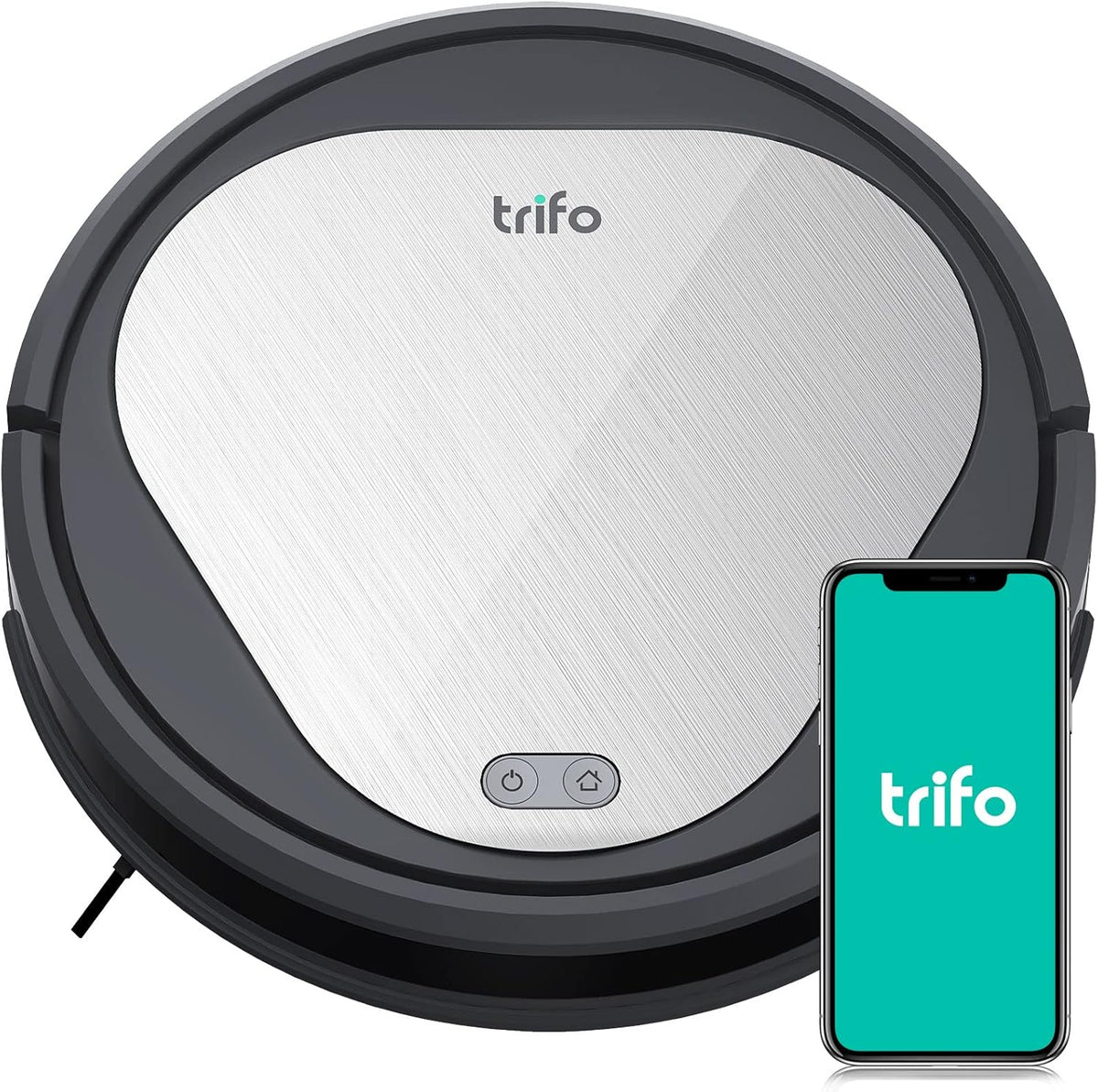 Robotic Vacuum Cleaner with 3000 Pa Suction, Automatic Recharge, 110 Mins Runtime Z237489