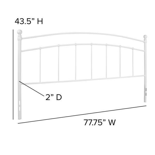 White King Headboard E723