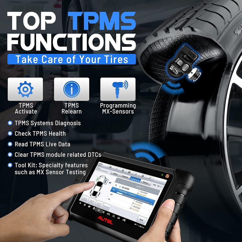 TPMS Programming Scanner with 8pcs 315MHz MX-Sensors C9261