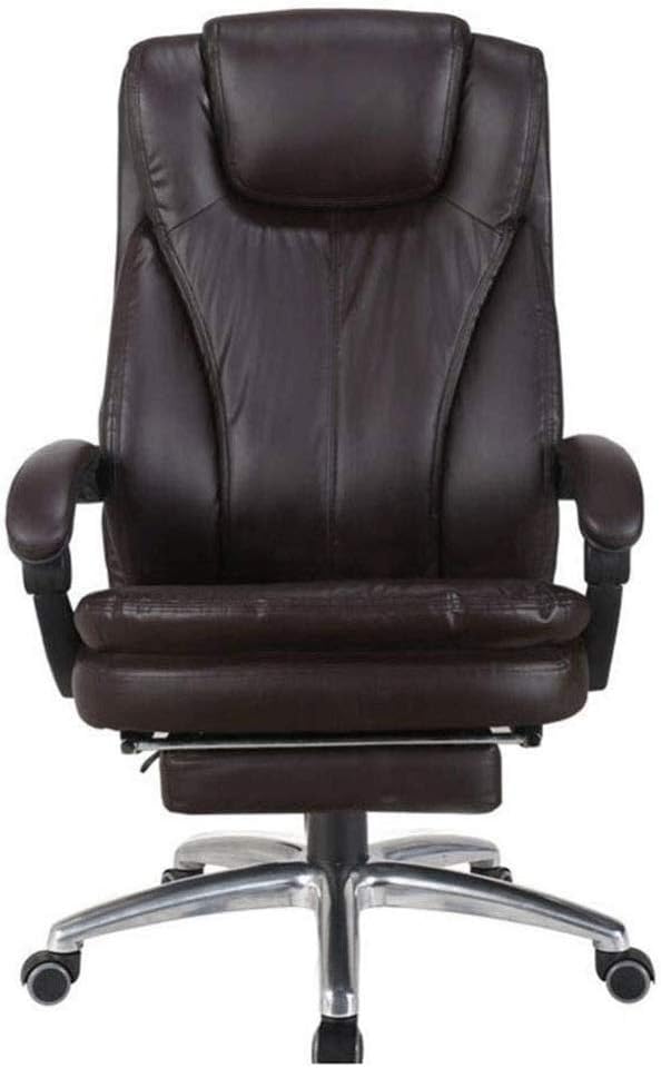 High Back Office Chair with Footrest and Thick Padding Reclining Computer Chair S684