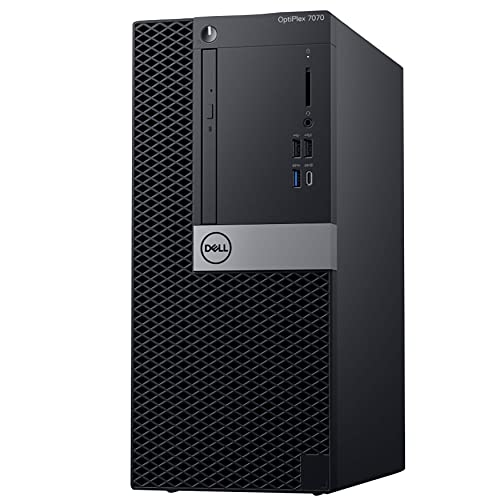 Dell Optiplex 7070 Tower Desktop Computer Intel i7-9700 32GB DDR4 RAM 1TB SSD Windows 11 Pro Internal Wi-Fi 6 PCIe Adapter (Renewed) H469062