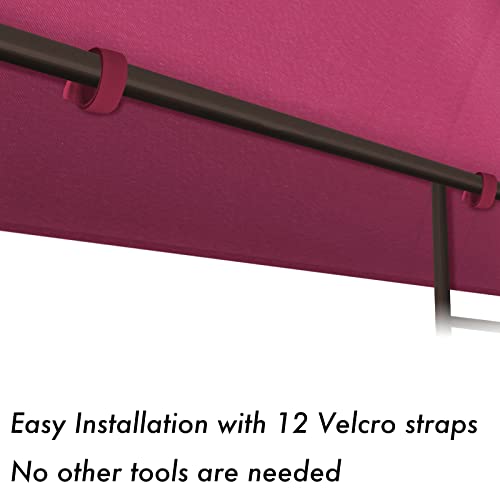 10x10 FT Grey Double Tiered Canopy Top A7804