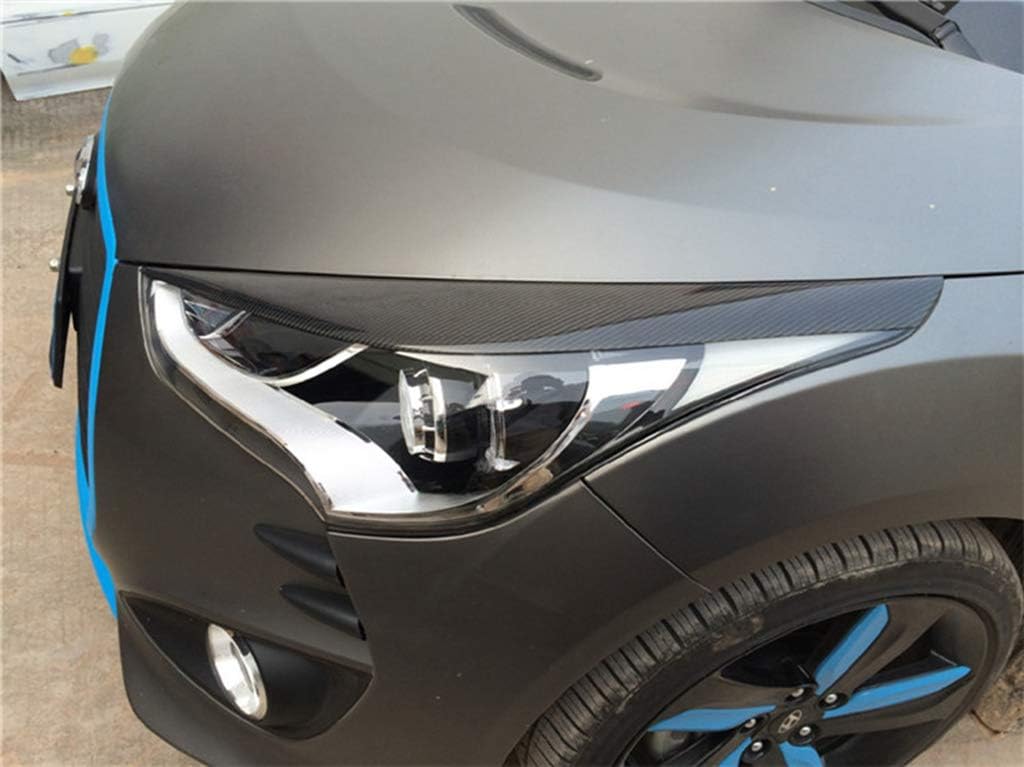 Real Carbon Fiber Headlight Eyelids T706