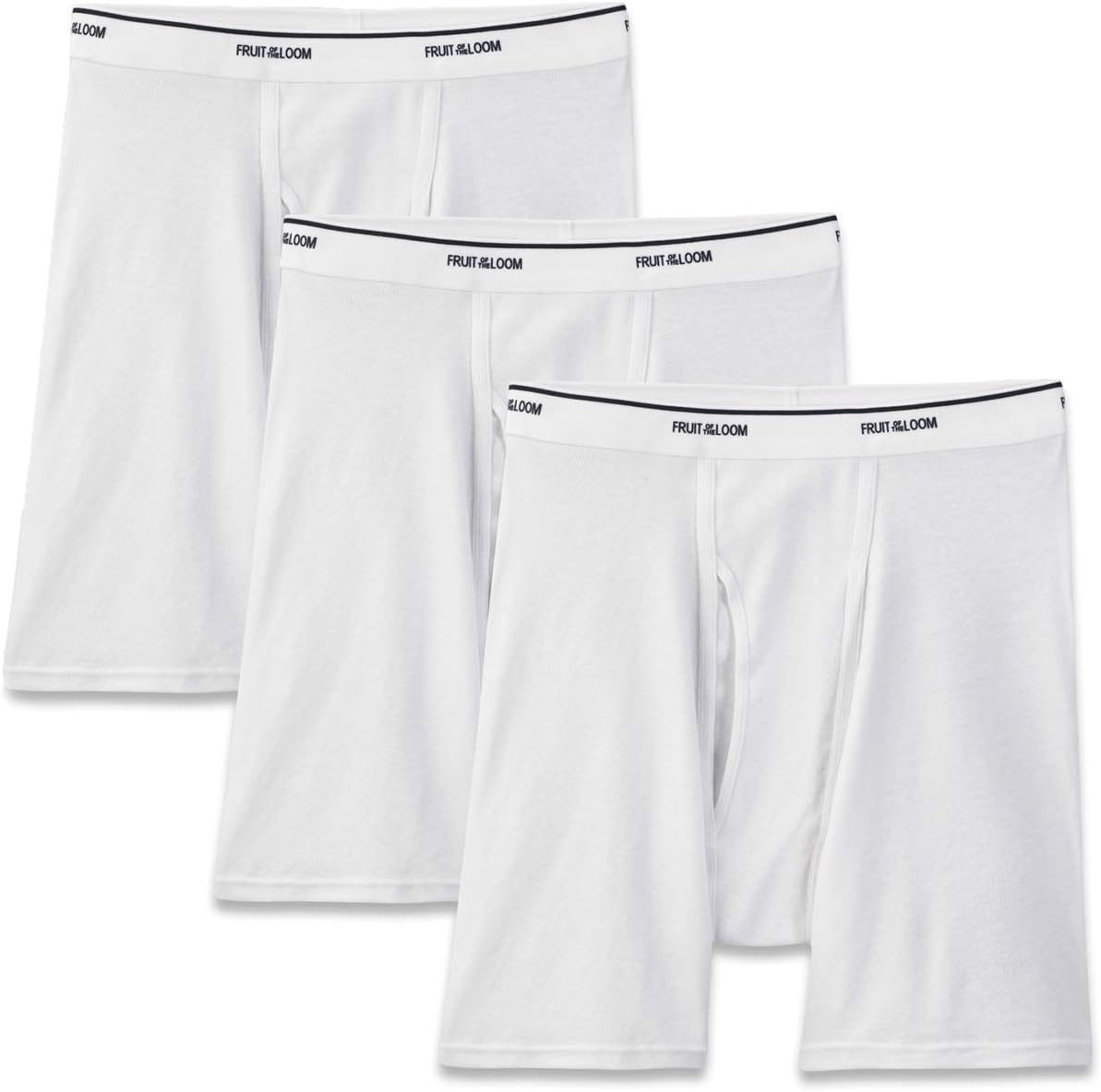 White Boxer Briefs 3-Pack P913