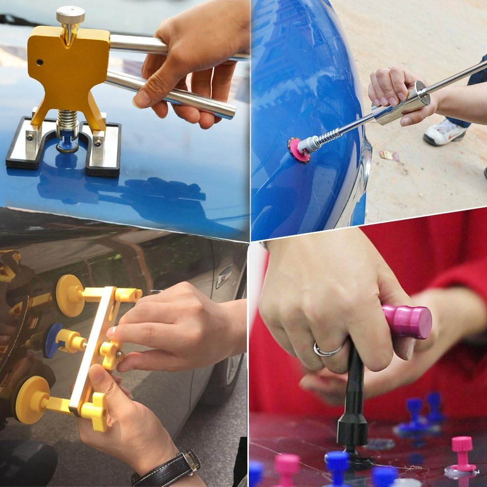 Paintless Dent Repair Kit 89pcs Dent Puller Tools Slide Hammer R101000