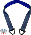 Black Motorcycle Tie Down Axle Straps with Protective Sleeve 12 PK E9735