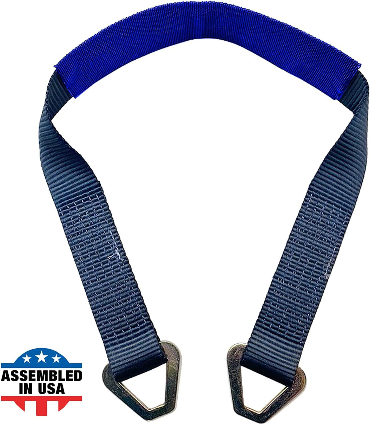 Black Motorcycle Tie Down Axle Straps with Protective Sleeve 12 PK V435335