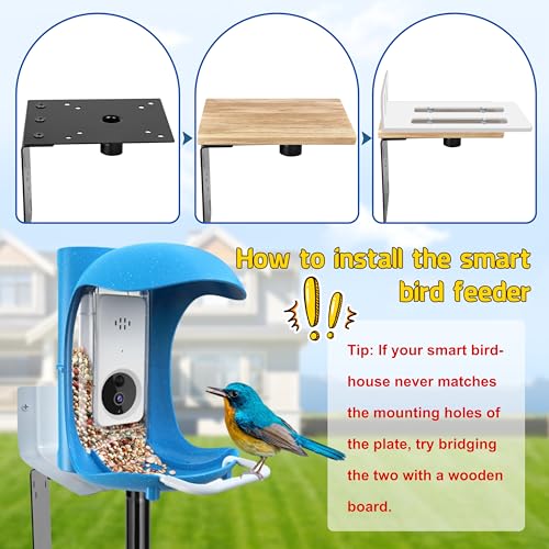 109 Inch Metal Bird Feeder Pole with 5-Prong Base A727