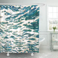 Blue Water Ocean Surf Beach Shower Curtain 66x72 inch E799