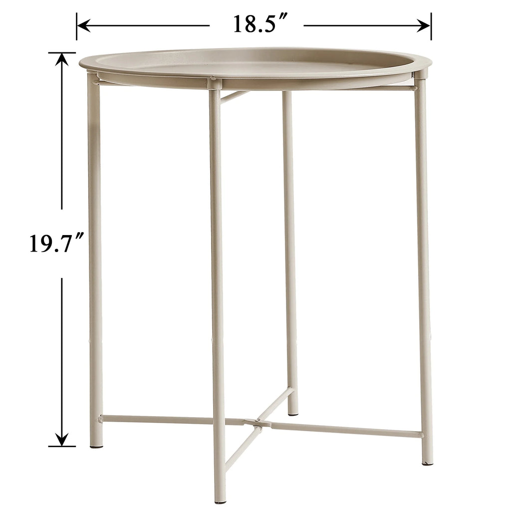 3-piece Coffee Table Set with Shelf and 2 Grey End Tables I2161