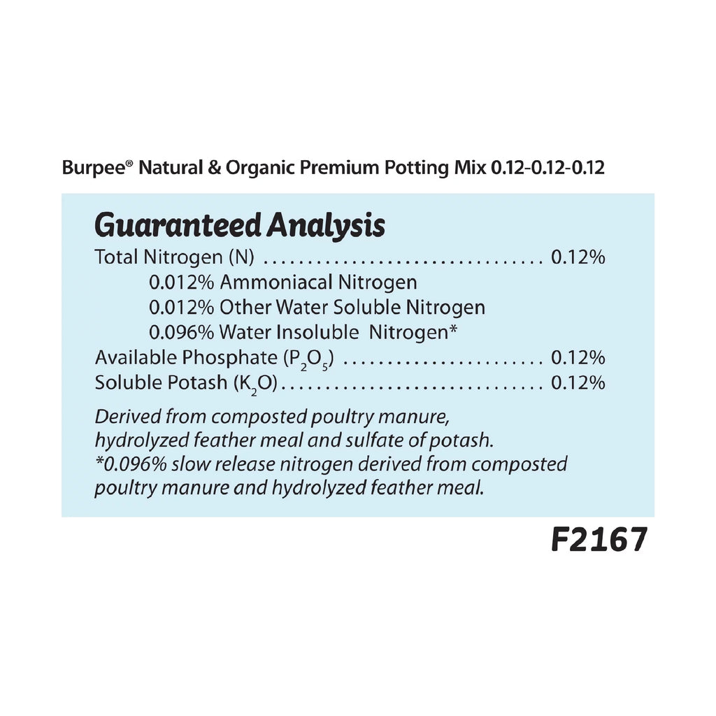 Natural & Organic 8 qt Potting Mix 4 Pack D754178