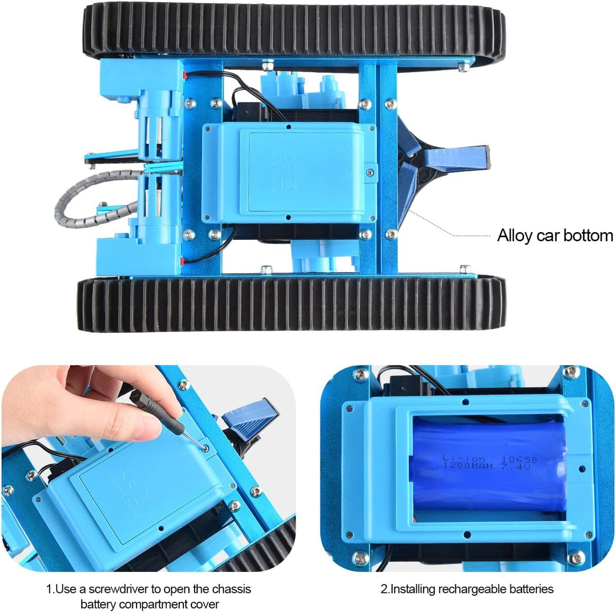 15 Channels 2.4G RC Robot Toy, DIY 151 pcs Take Apart Stem Excavator Toy Electronic Alloy Metal Mechanical Robotic Arm Building Kit K88187
