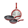Red Stone Set 3 Pans 20/24/28cm E390302