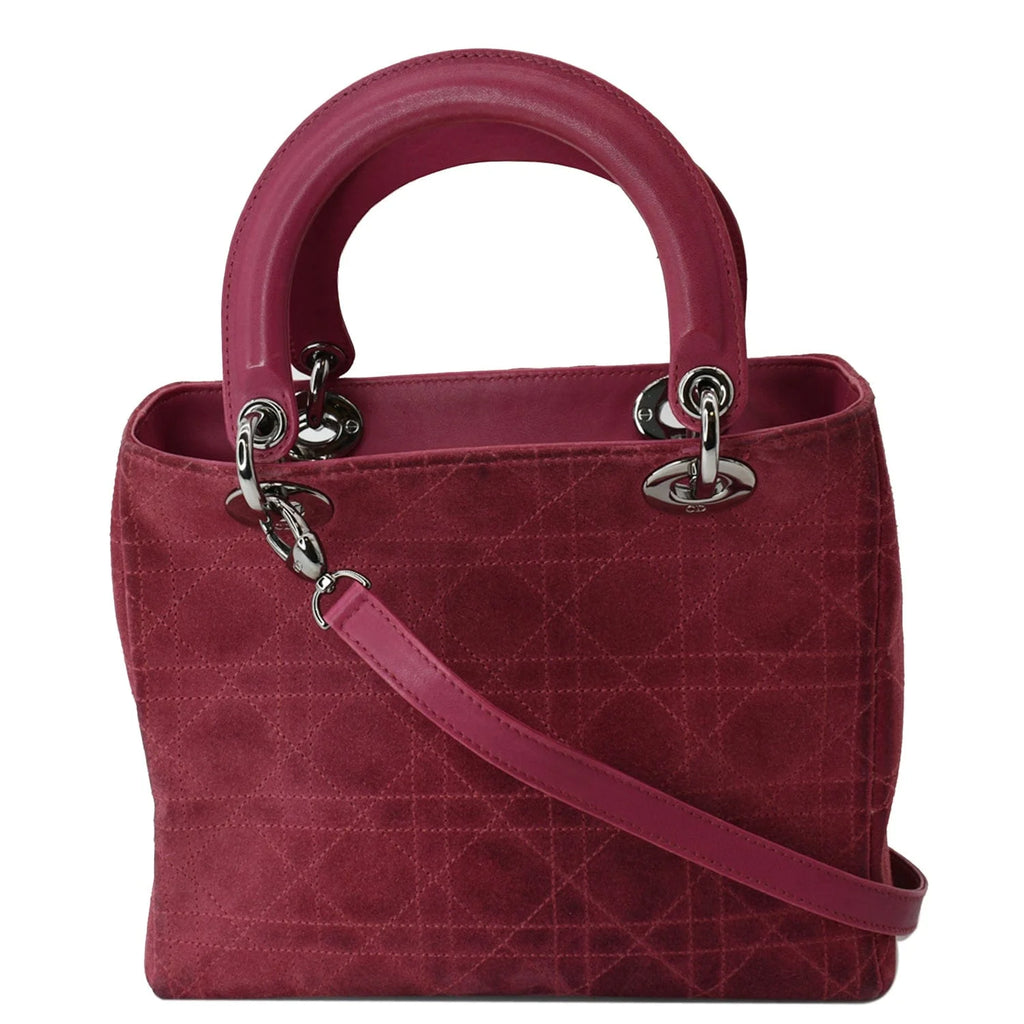Pre-owned Pink Suede Tote Bag S900