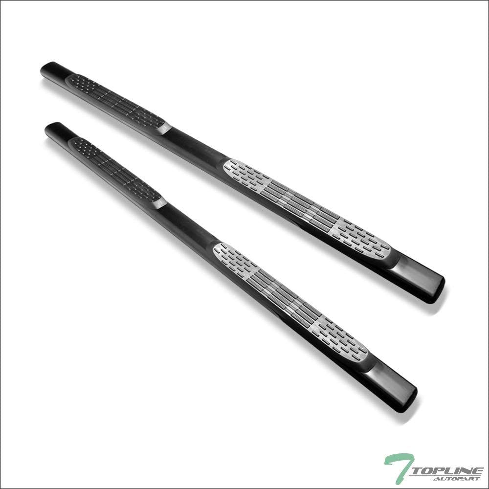 Black Steel Side Step Nerf Bars T917459