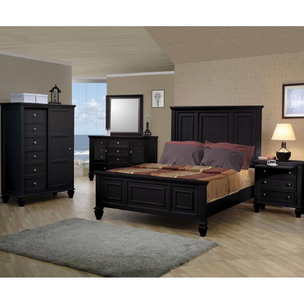 Black 5 Drawer Chest D962290