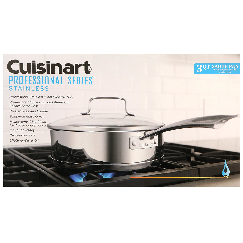Stainless Steel 3 Qt. Sauté Pan M115