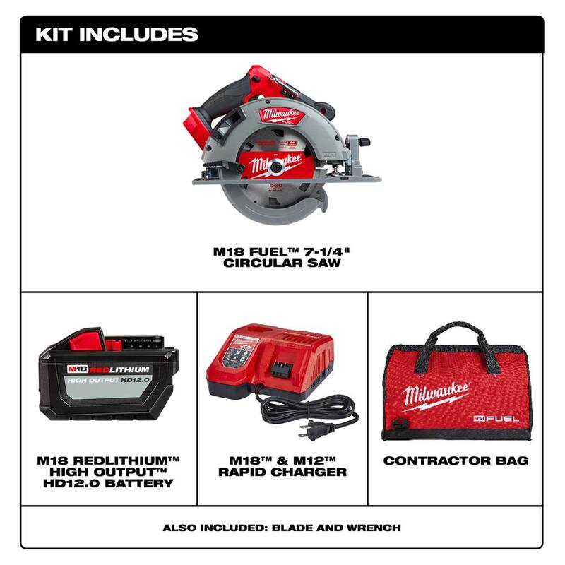 18V Lithium-Ion Brushless Cordless 7-1/4 in. Circular Saw Kit S82678