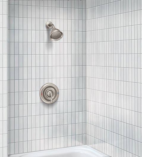 Spot Resist Brushed Nickel Shower Faucet J901