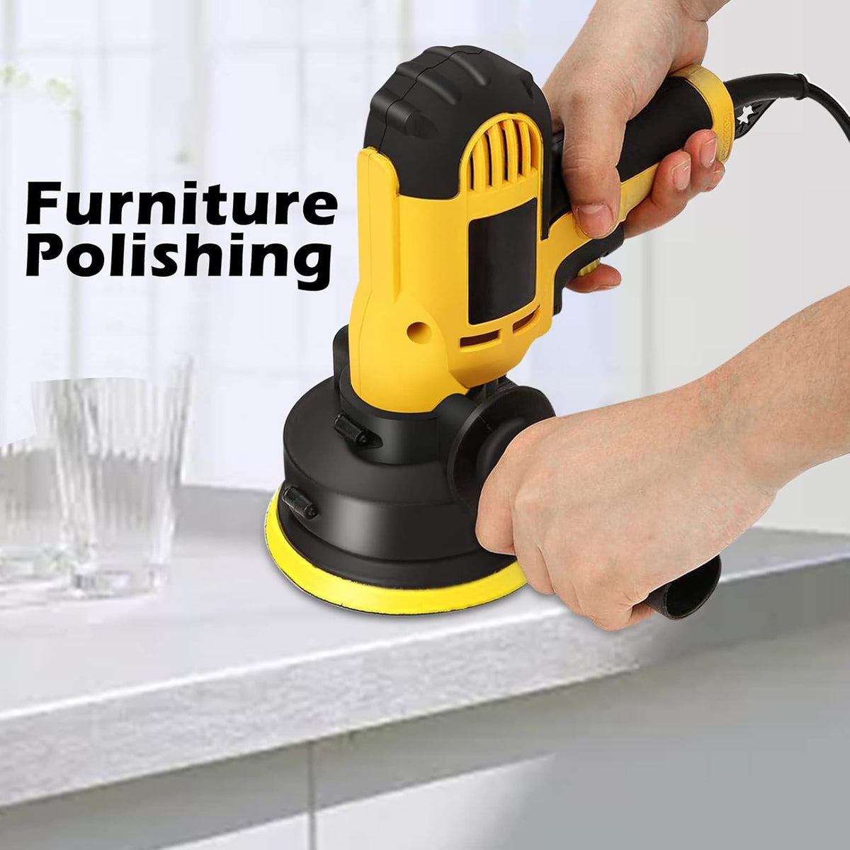 5-Inch Variable Speed Dual Action Random Orbital Buffer Polisher W444