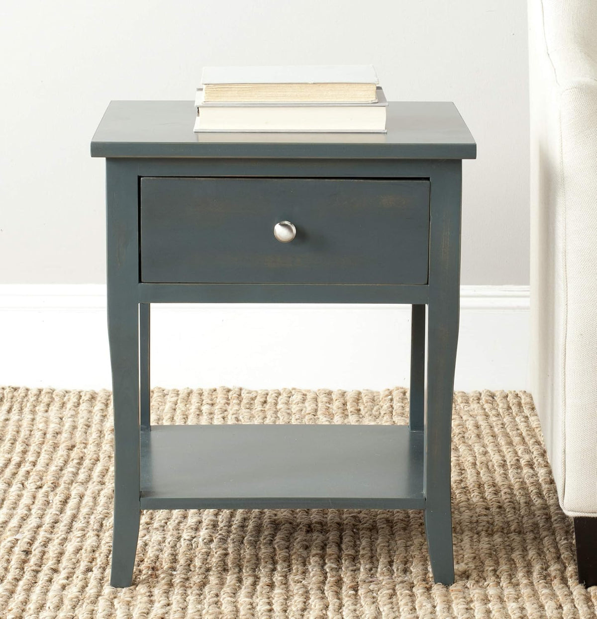French Grey End Table P920