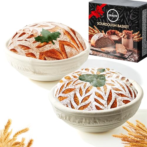 10 Inch Oval Sourdough Bread Proofing Baskets Set Of 2 B30710