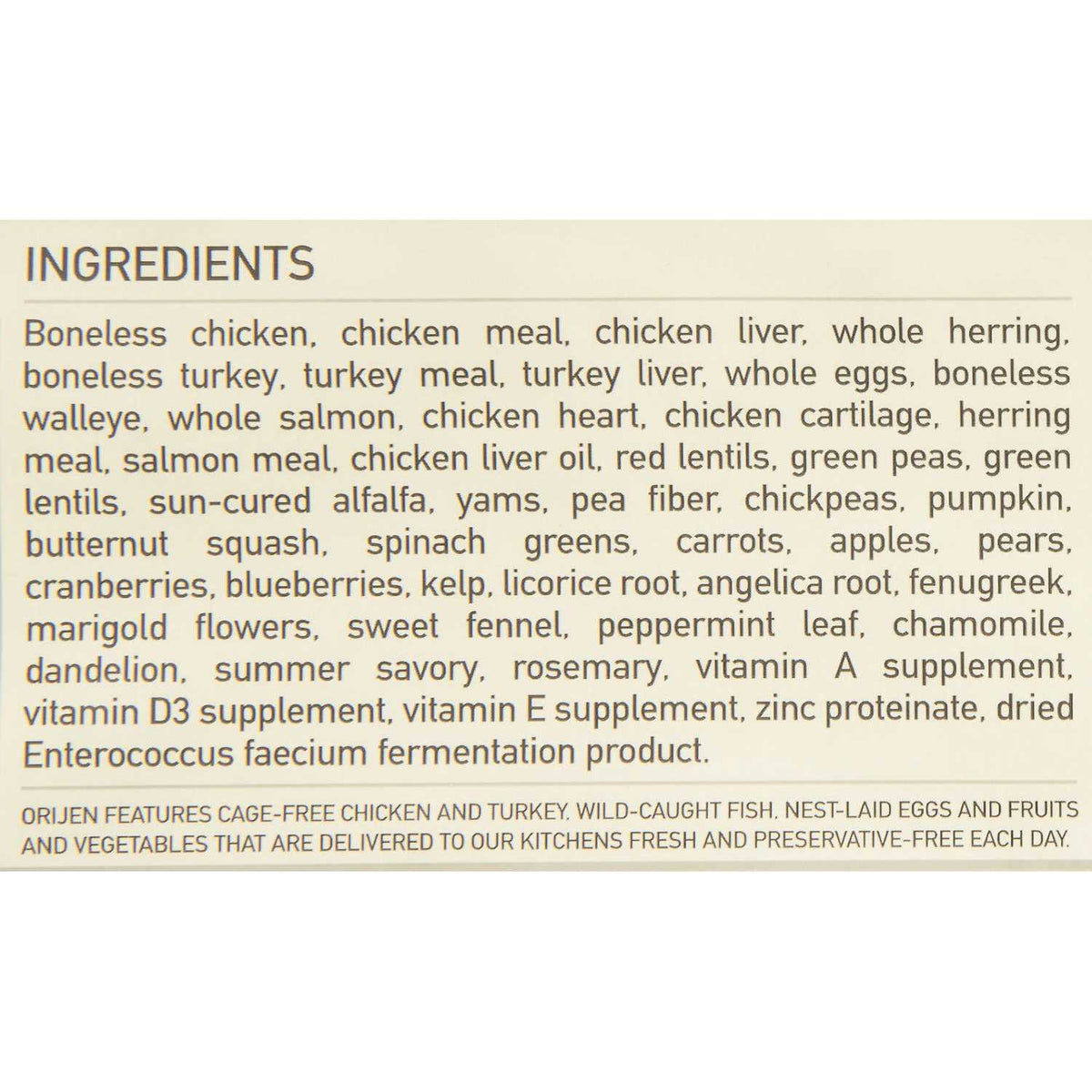 Dry Dog Food W425
