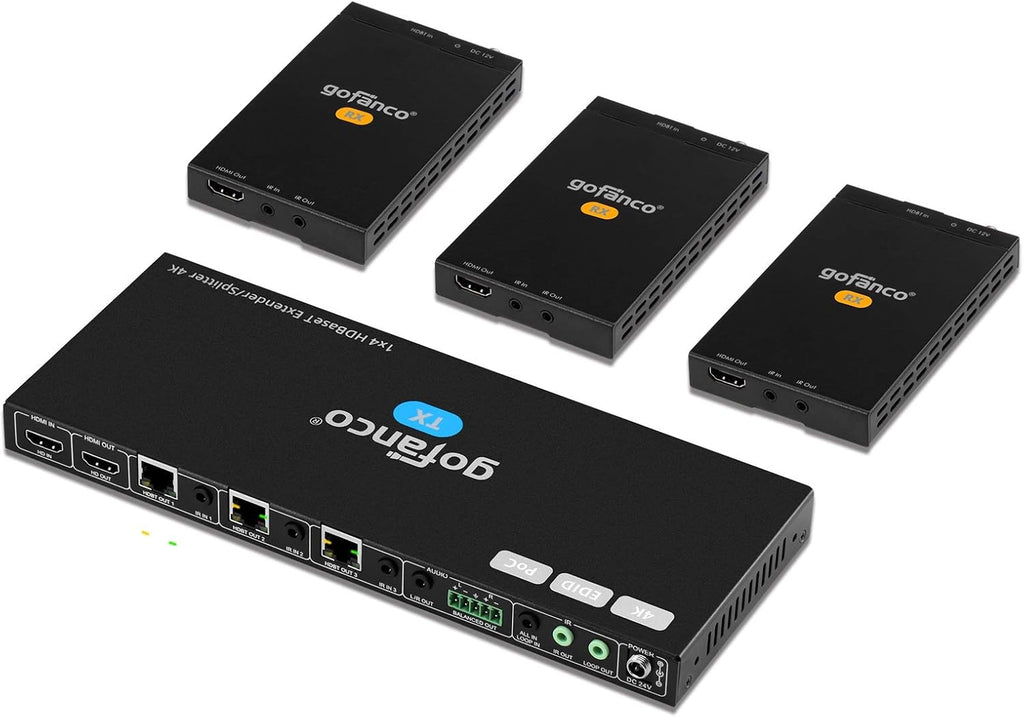 1x2 HDMI Extender Splitter Full HD 1080p Over Ethernet Cable with HDMI Loopout A8315