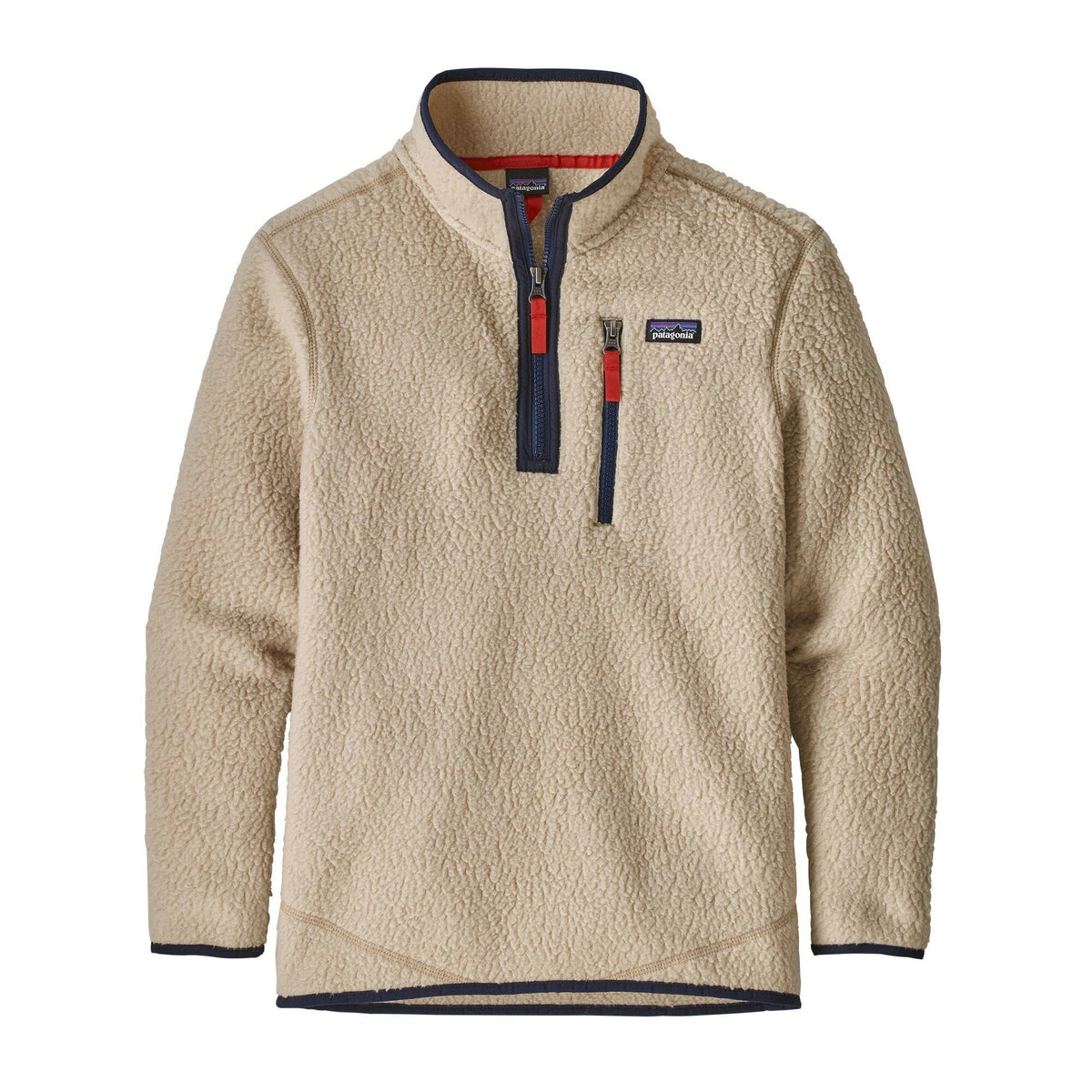 Patagonia Boys Retro Pile 1/4 Zip El Cap Khaki / M P357