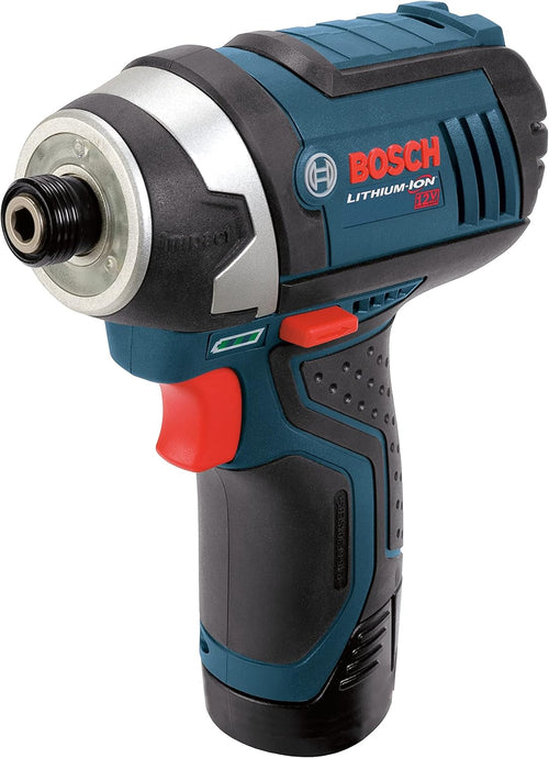 12V Max 1/4-Inch Hex Impact Driver Kit with 2 Batteries, Charger and Case E643763