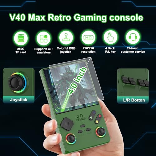 Handheld Game Console 4 inch IPS Screen 256G 4000mAh F171045