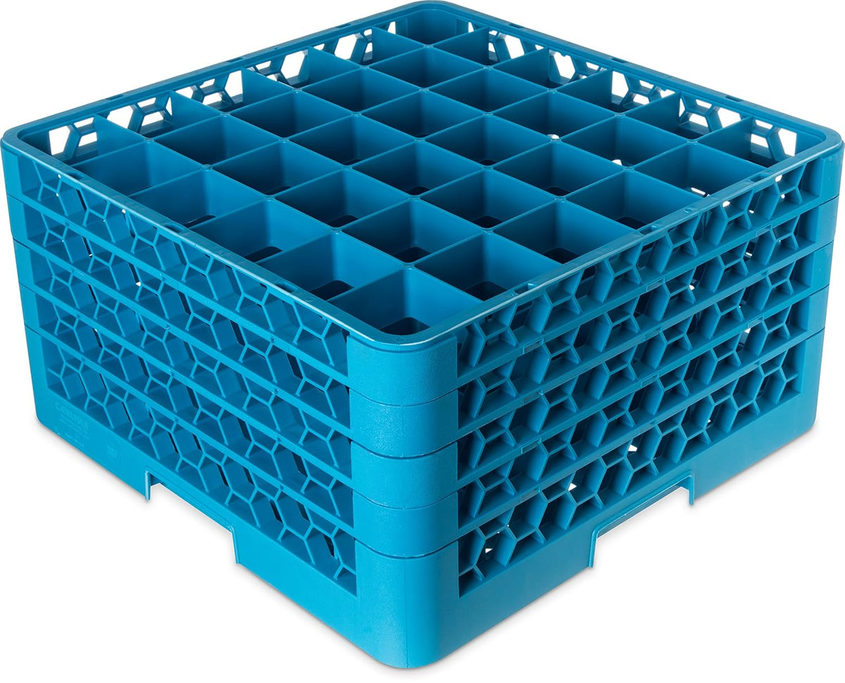 9-Compartment Glass Rack with 3 Extenders, Blue, Pack of 2 J308471