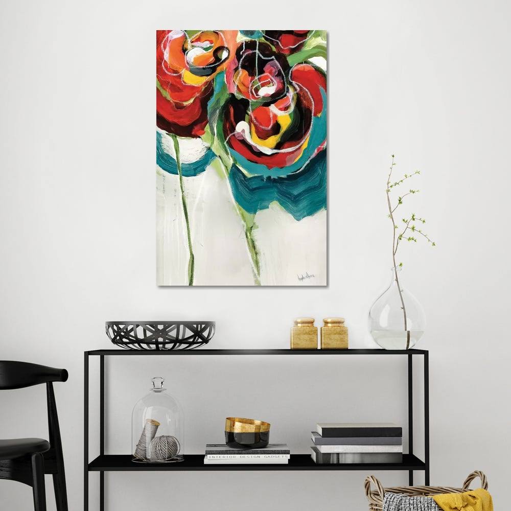 Canvas Art Prints Floral Botanical Roses A2936