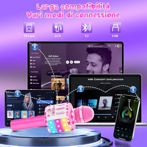 Wireless Bluetooth Microphone with Speaker C4138