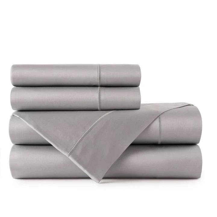 Pewter Soprano Sateen Fitted Sheet - Full G946212