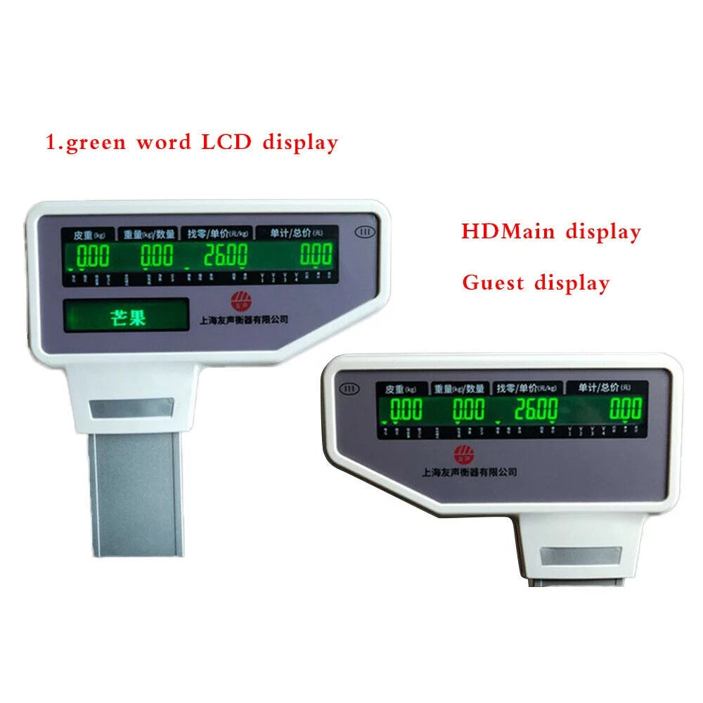 Price Computing Scale with Thermal Label Printer 66lb H4053