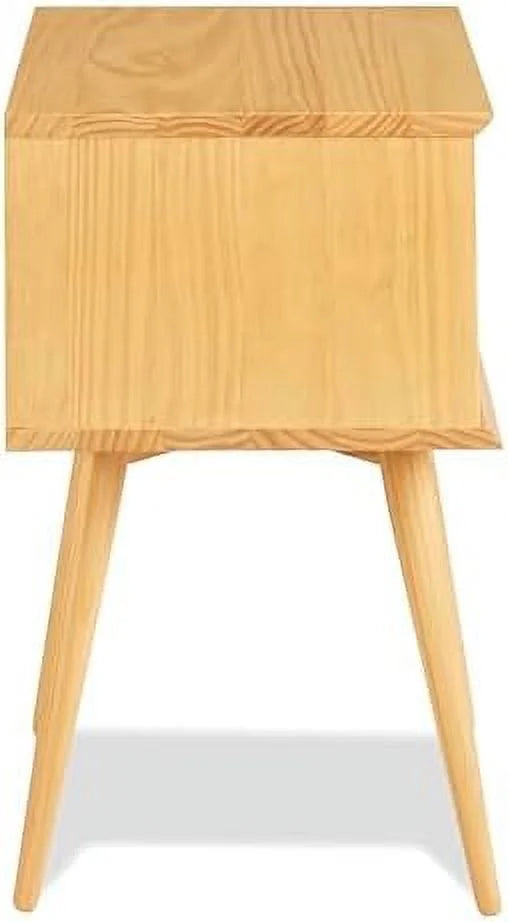 Mid Century Nightstand White C63601