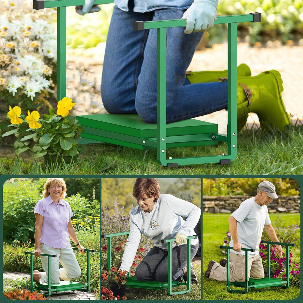 10.2" Wider Garden Kneeler and Seat with Handle K7004
