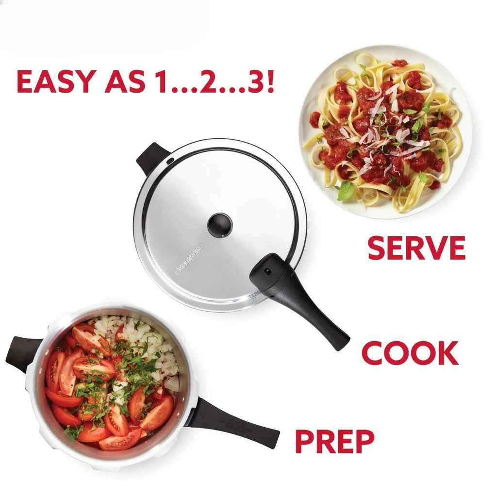 6-Quart Aluminum Stovetop Pressure Cooker Z97418