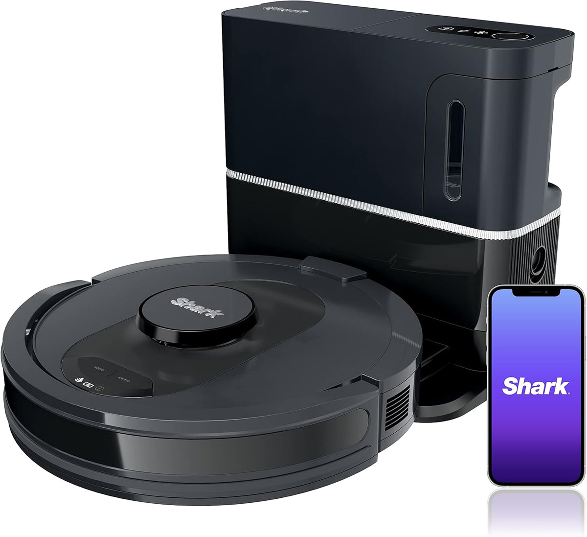 Black Robot Vacuum with Self-Empty Base G80058